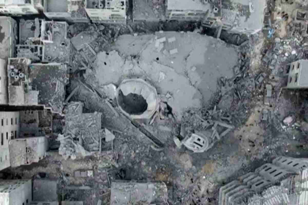 L'inferno di Gaza visto dall'alto