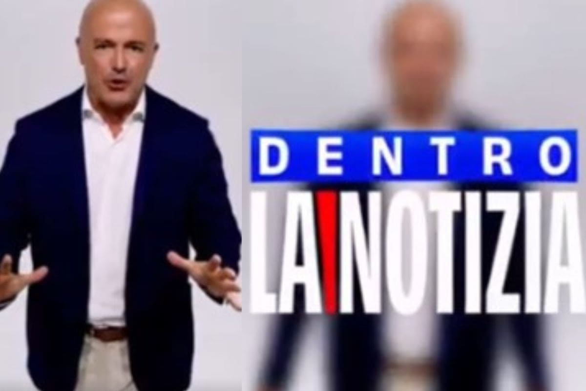 Gianluigi Nuzzi e logo nuovo programma