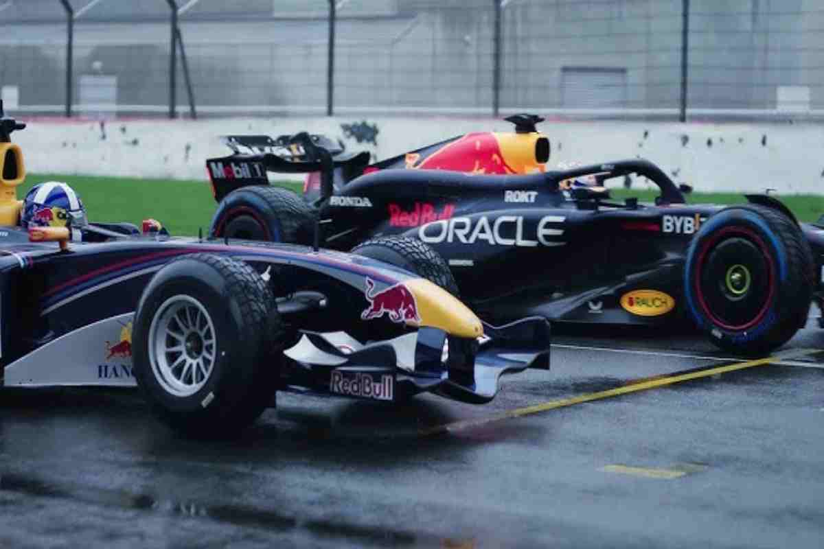 frame di un video di gara di Formula 1